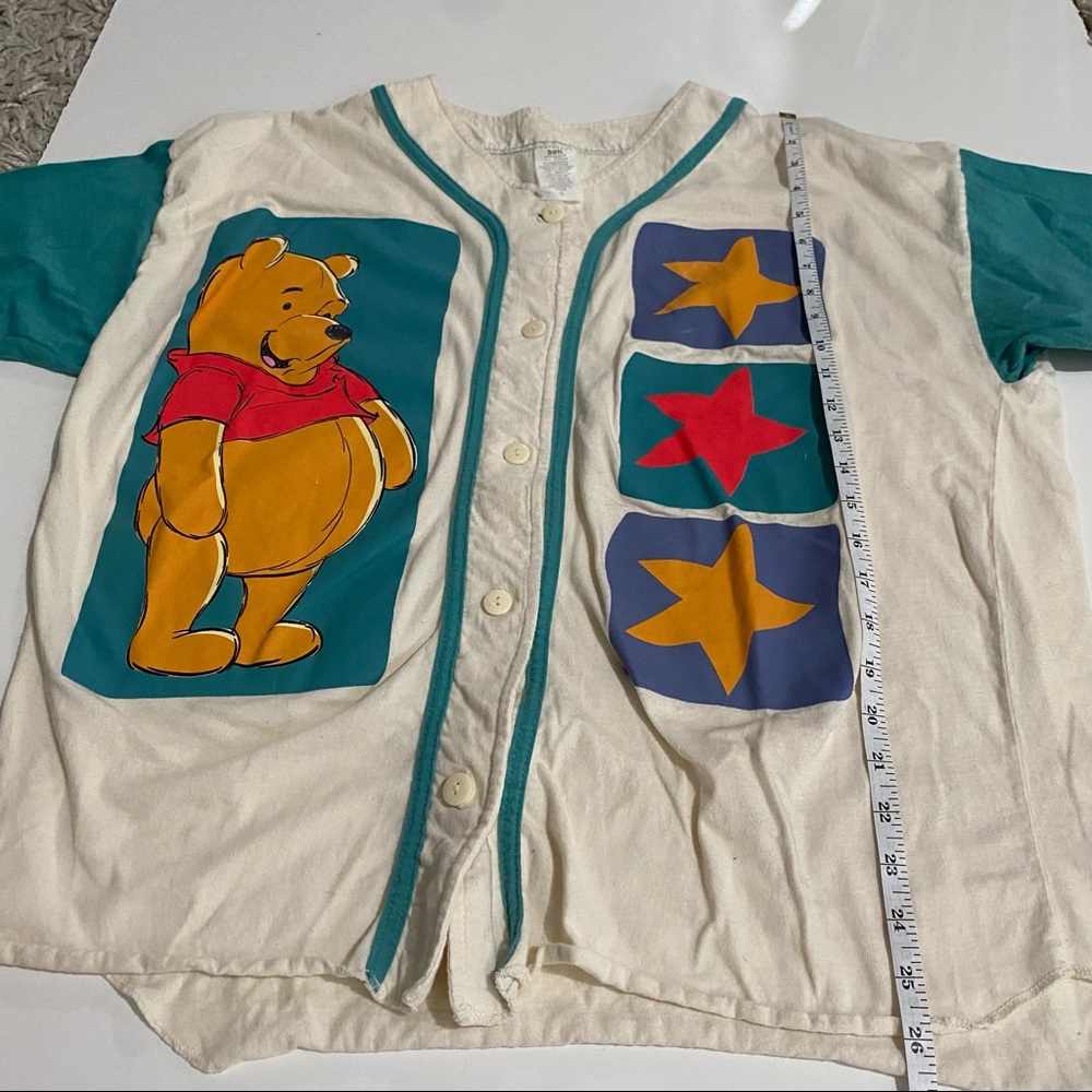 Vintage Disney Winnie The Pooh Jersey Top Large - Picture 5 of 7